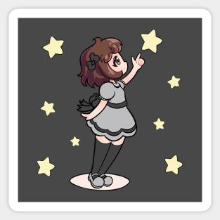 Star dreaming girl Akane Sticker